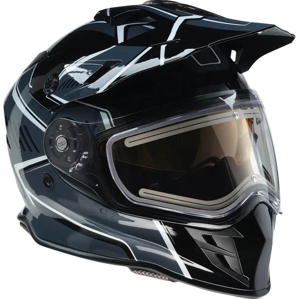 Z1R Range Snow Helmet - Rotor - Black/Gray/White - 2XL 0101-17252