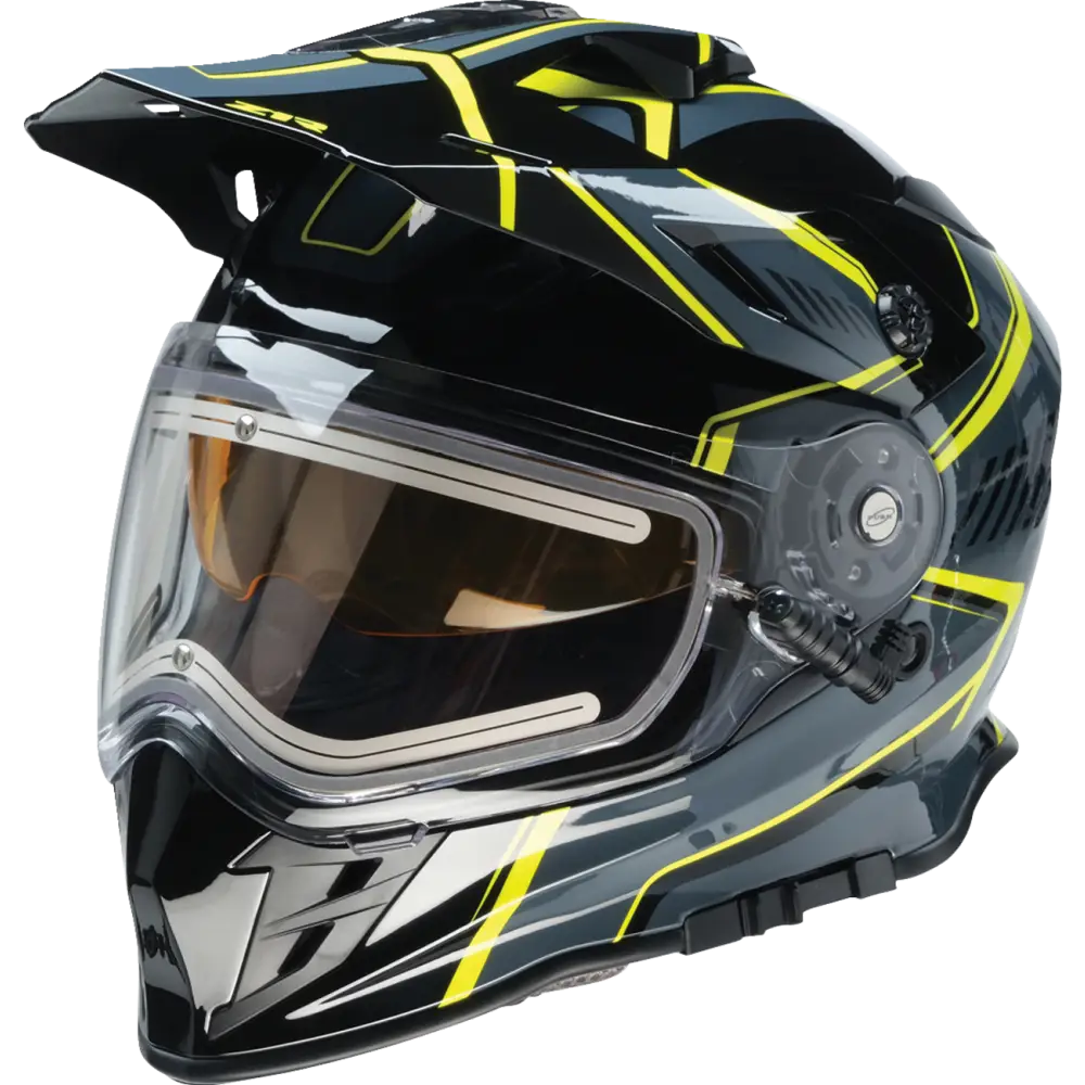 Z1R Range Snow Helmet - Rotor - Black/Hi-Viz - 2XL 0101-17246