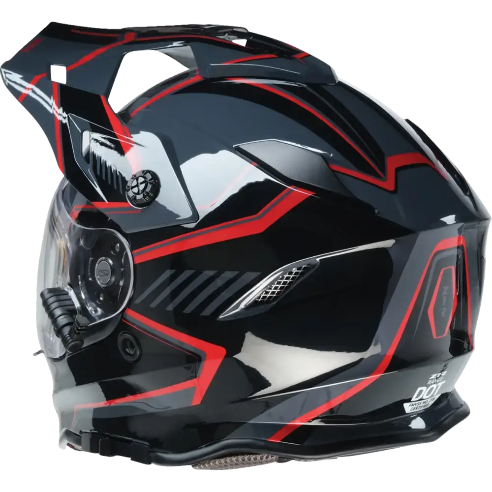 Z1R Range Snow Helmet - Rotor - Black/Red - Large 0101-17232