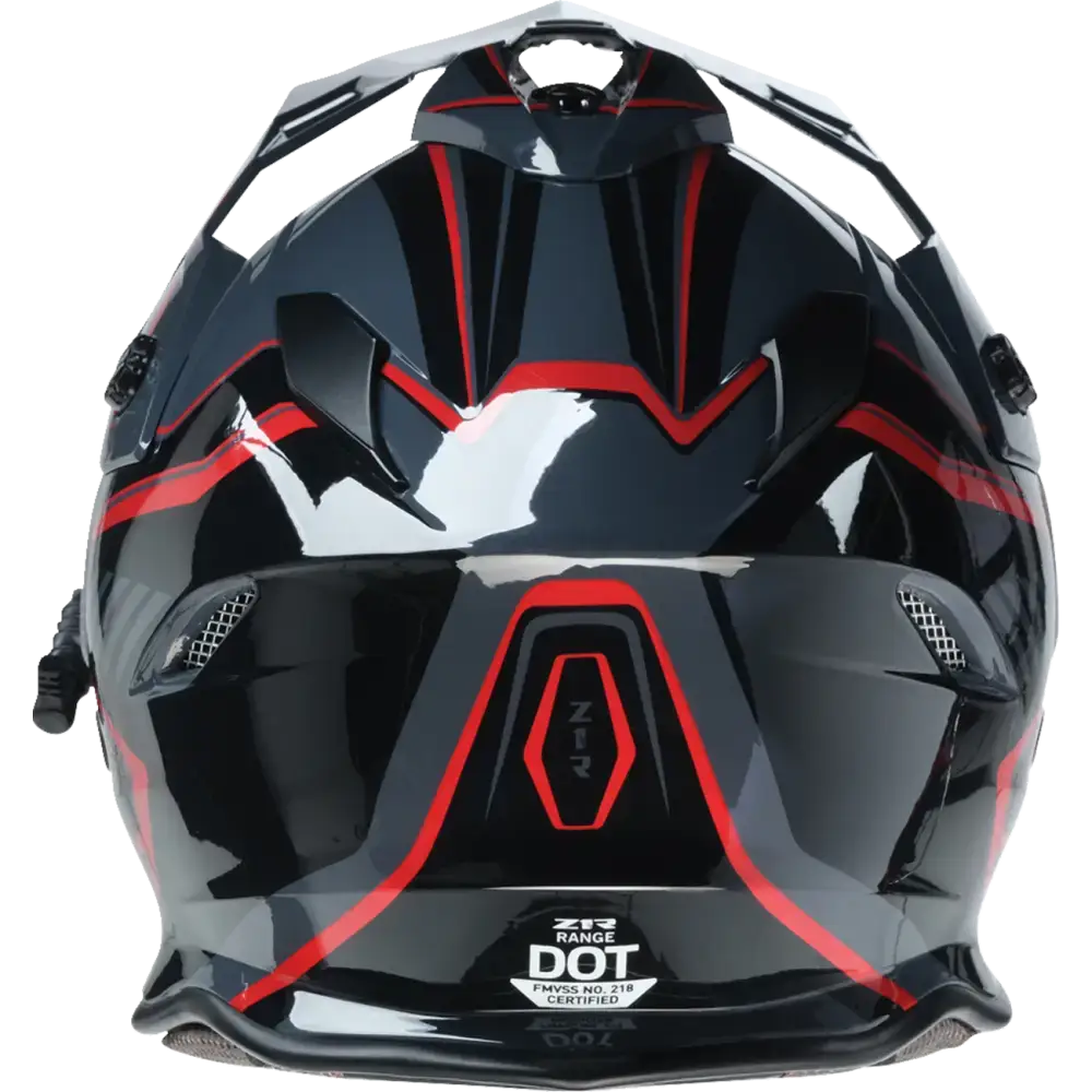 Z1R Range Snow Helmet - Rotor - Black/Red - Large 0101-17232