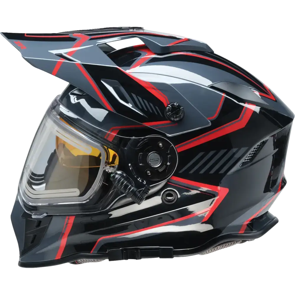 Z1R Range Snow Helmet - Rotor - Black/Red - Large 0101-17232