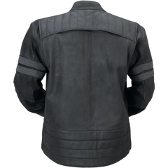 Z1R Remedy Leather Jacket - Black - 4XL 2810-3895