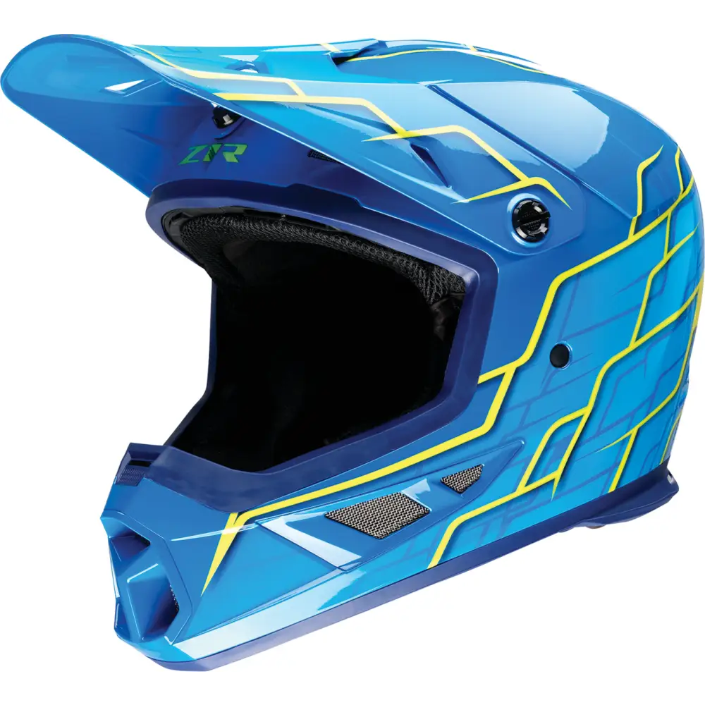 Z1R Rise 2.0 Helmet - Hyacinth - Teal/Yellow - 2XL 0110-8642