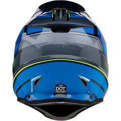Z1R Rise Helmet - MC - Blue/Hi-Viz - 3XL 0110-7198