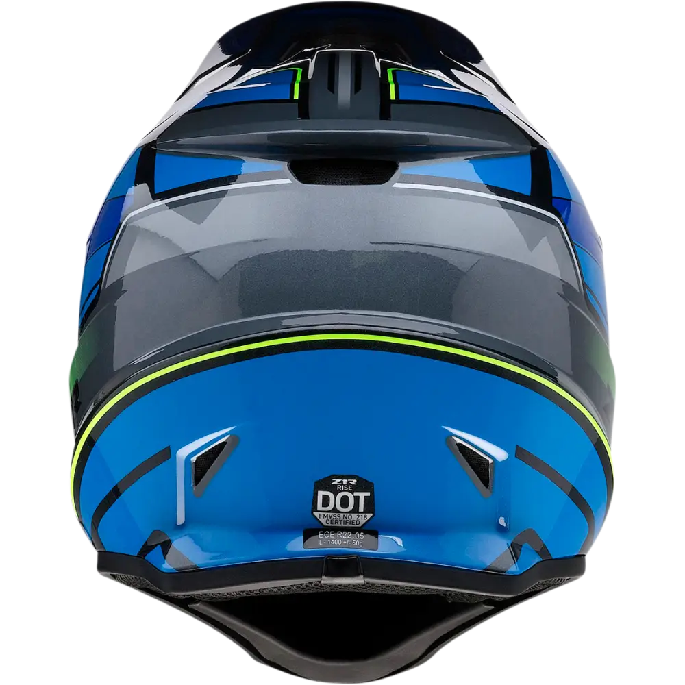 Z1R Rise Helmet - MC - Blue/Hi-Viz - XS 0110-7192