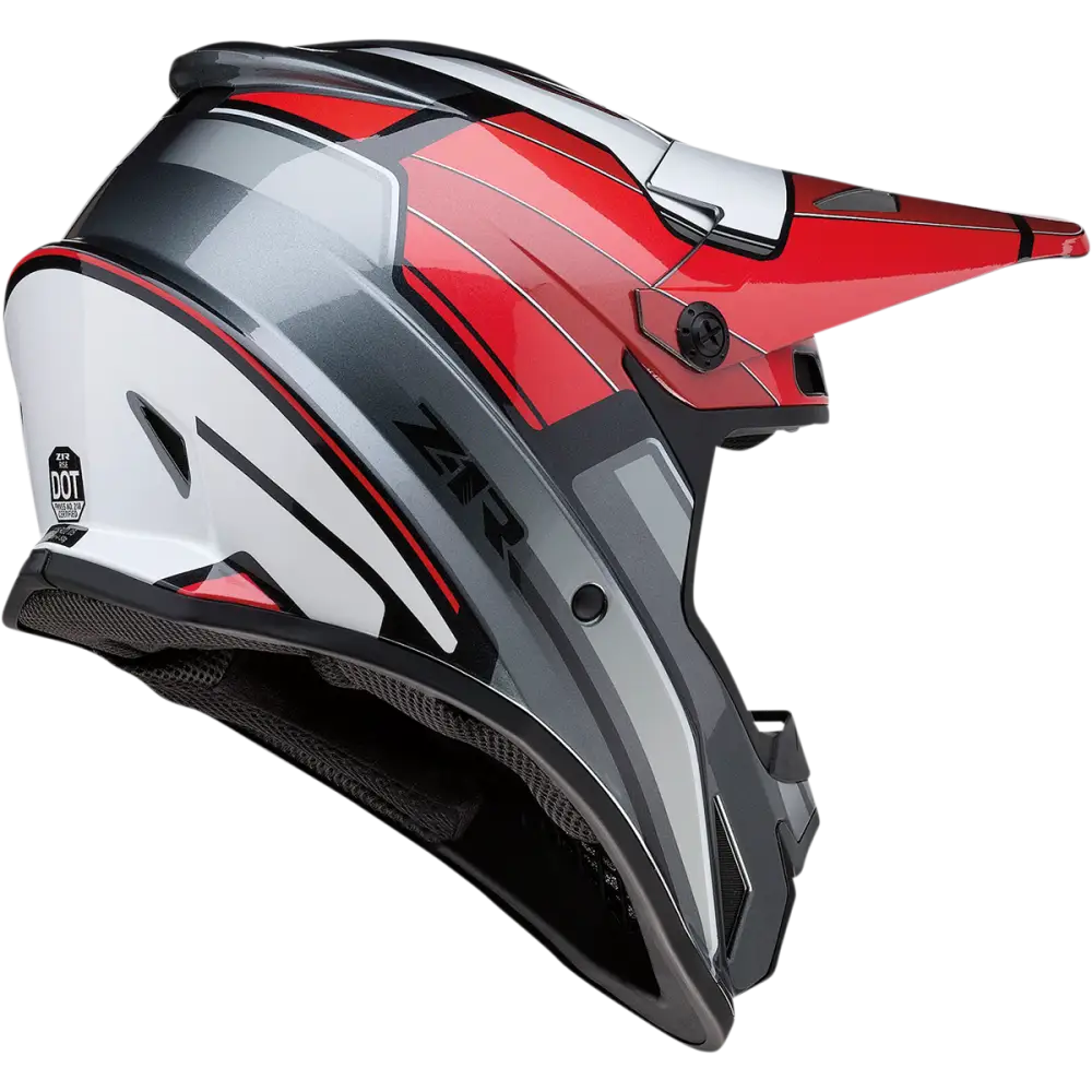 Z1R Rise Helmet - MC - Red/Gray - XS 0110-7208