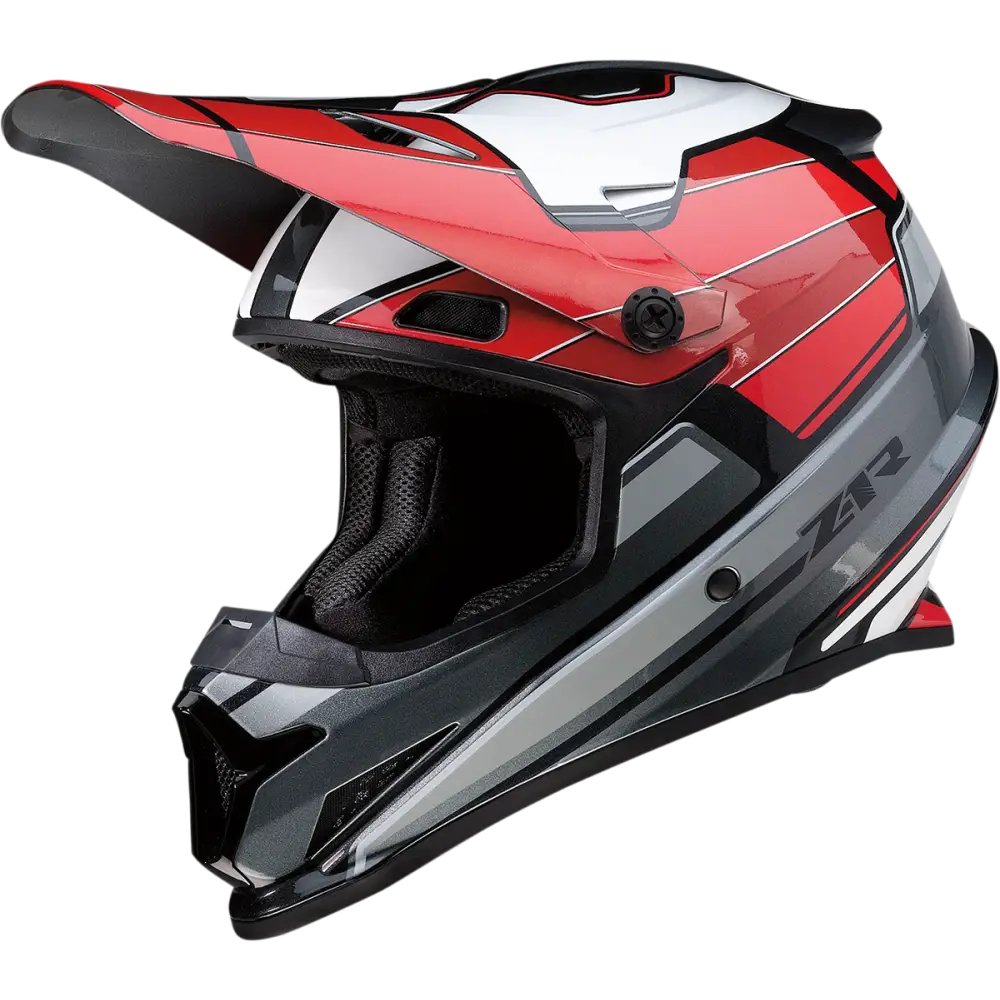 Z1R Rise Helmet - MC - Red/Gray - XS 0110-7208