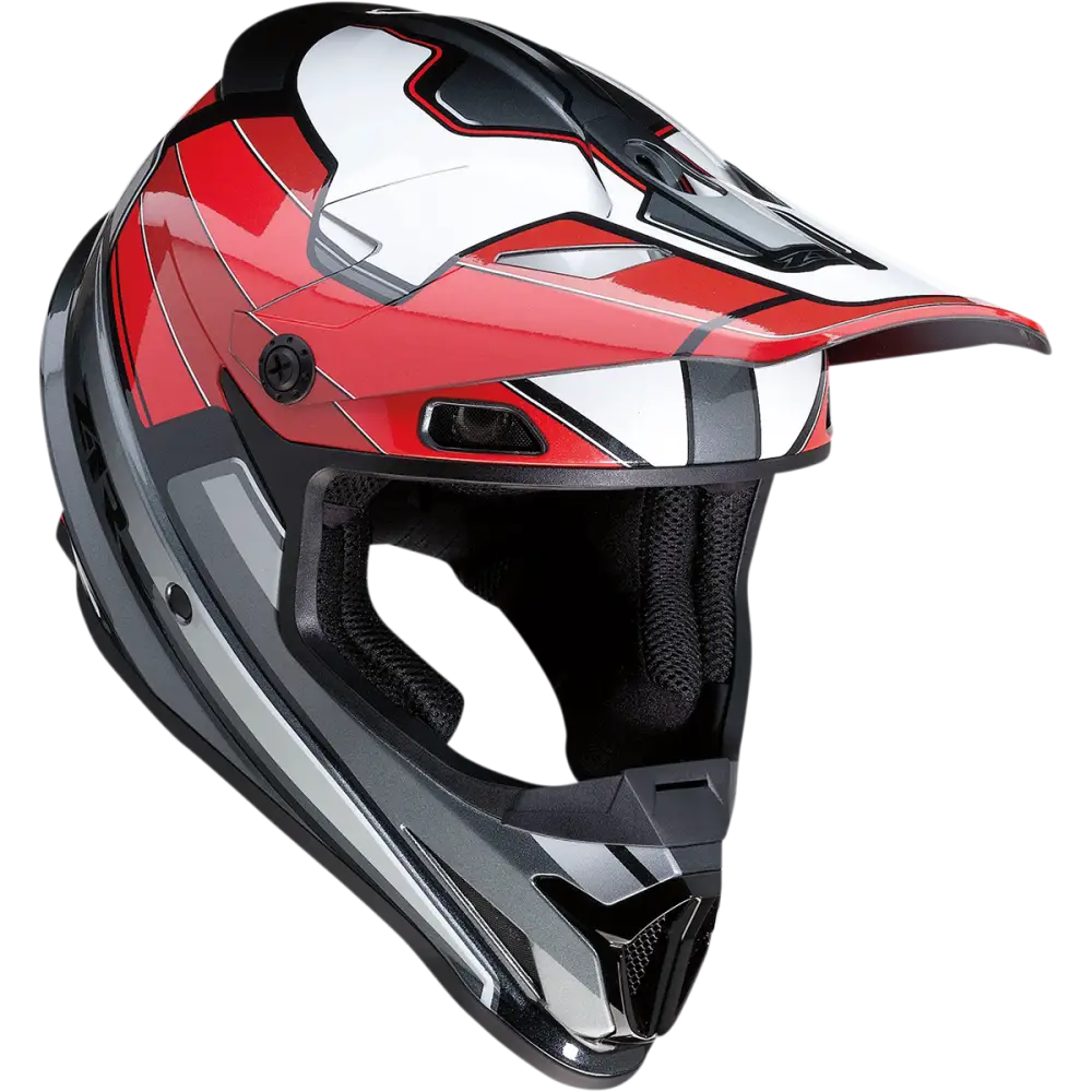 Z1R Rise Helmet - MC - Red/Gray - XS 0110-7208