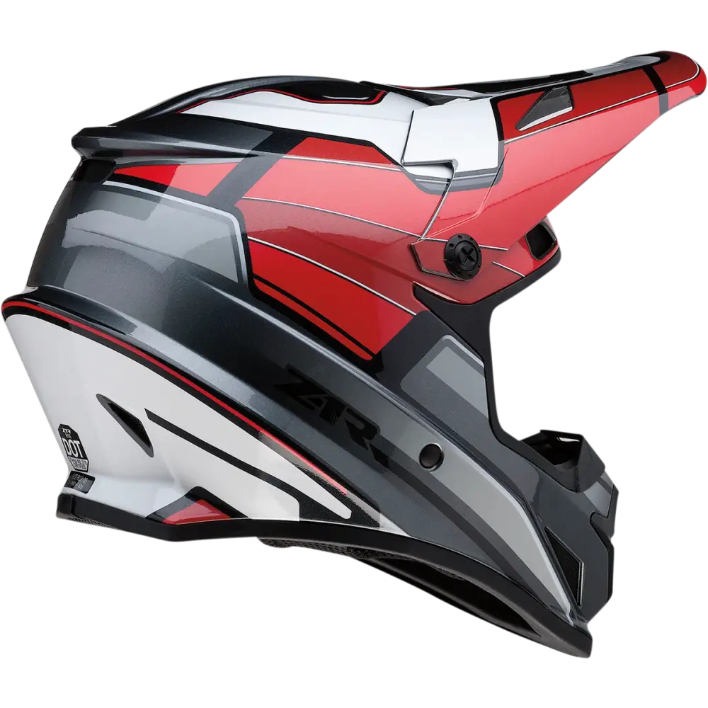 Z1R Rise Helmet - MC - Red/Gray - XS 0110-7208