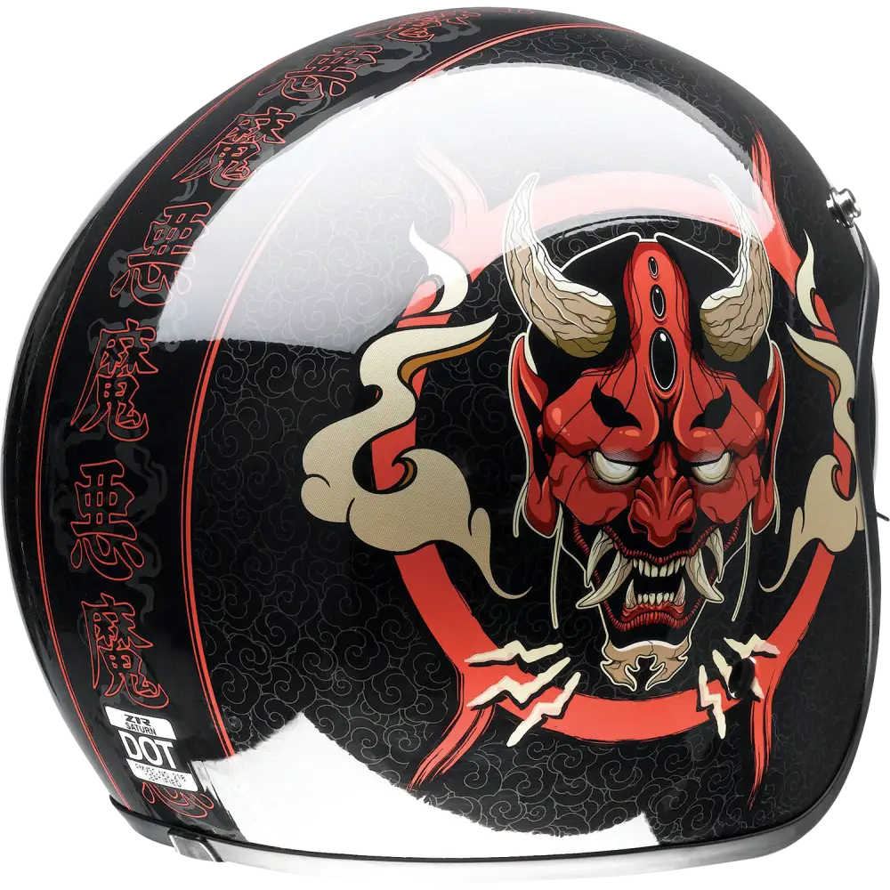 Z1R Saturn Helmet - Devilish - Gloss Black/Red - Large 0104-2879