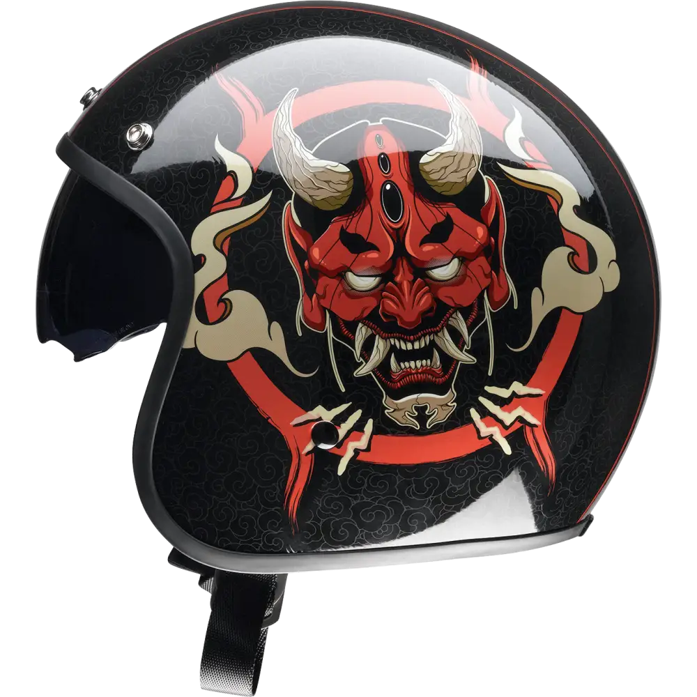 Z1R Saturn Helmet - Devilish - Gloss Black/Red - Small 0104-2877