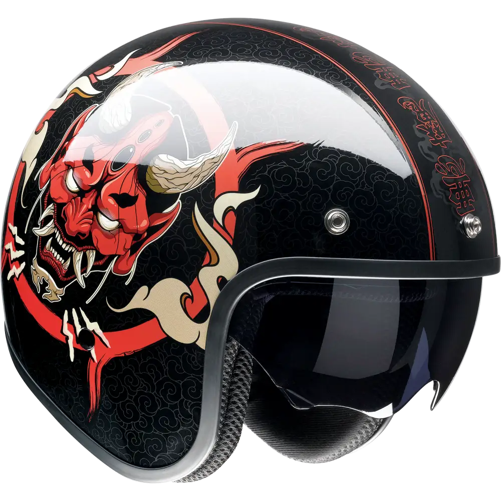 Z1R Saturn Helmet - Devilish - Gloss Black/Red - XS 0104-2876