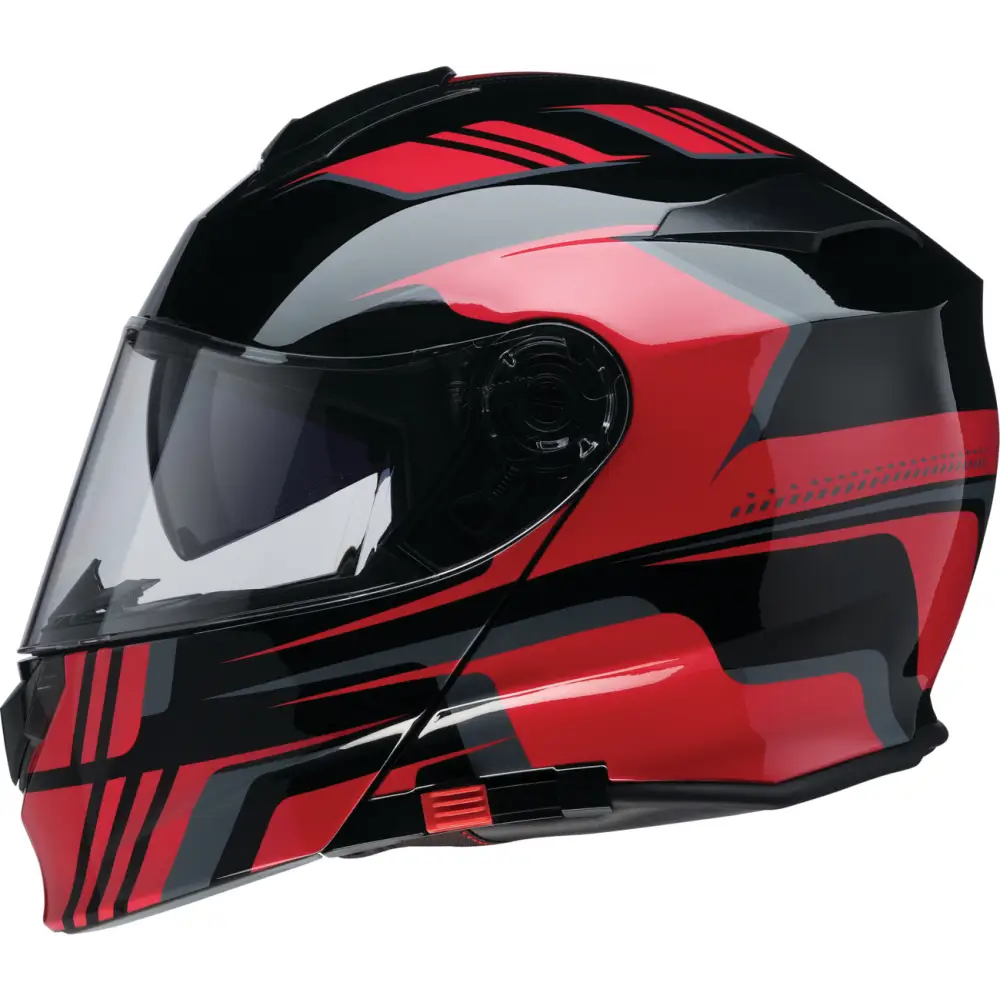 Z1R Solaris 2.0 Modular Helmet - Slater - Red - Medium 0100-2453
