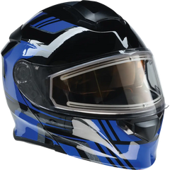 Z1R Solaris Helmet - First Tracks - Electric - Dual Pane - Black/Blue - 2XL 0120-0836