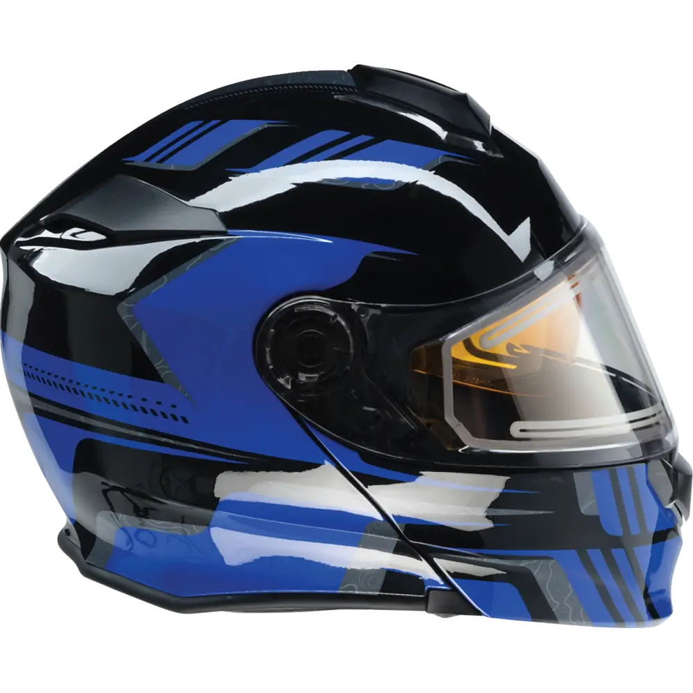 Z1R Solaris Helmet - First Tracks - Electric - Dual Pane - Black/Blue - XL 0120-0835