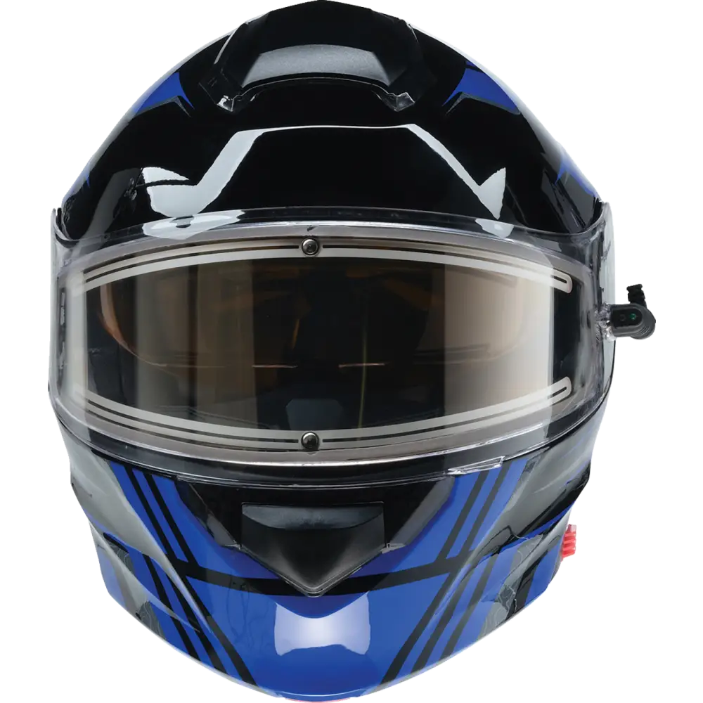 Z1R Solaris Helmet - First Tracks - Electric - Dual Pane - Black/Blue - XS 0120-0831