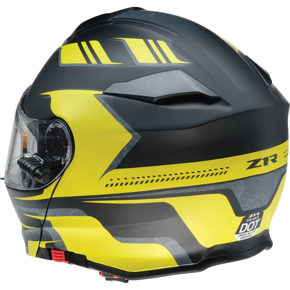 Z1R Solaris Helmet - First Tracks - Electric - Dual Pane - Black/Hi-Viz - Small 0120-0838