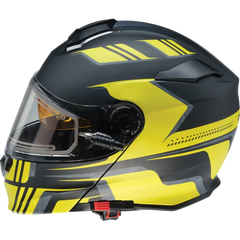 Z1R Solaris Helmet - First Tracks - Electric - Dual Pane - Black/Hi-Viz - Small 0120-0838