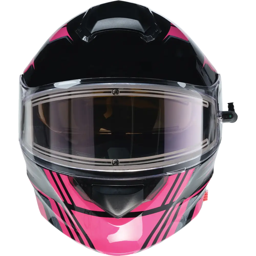 Z1R Solaris Helmet - First Tracks - Electric - Dual Pane - Black/Pink - XL 0120-0847