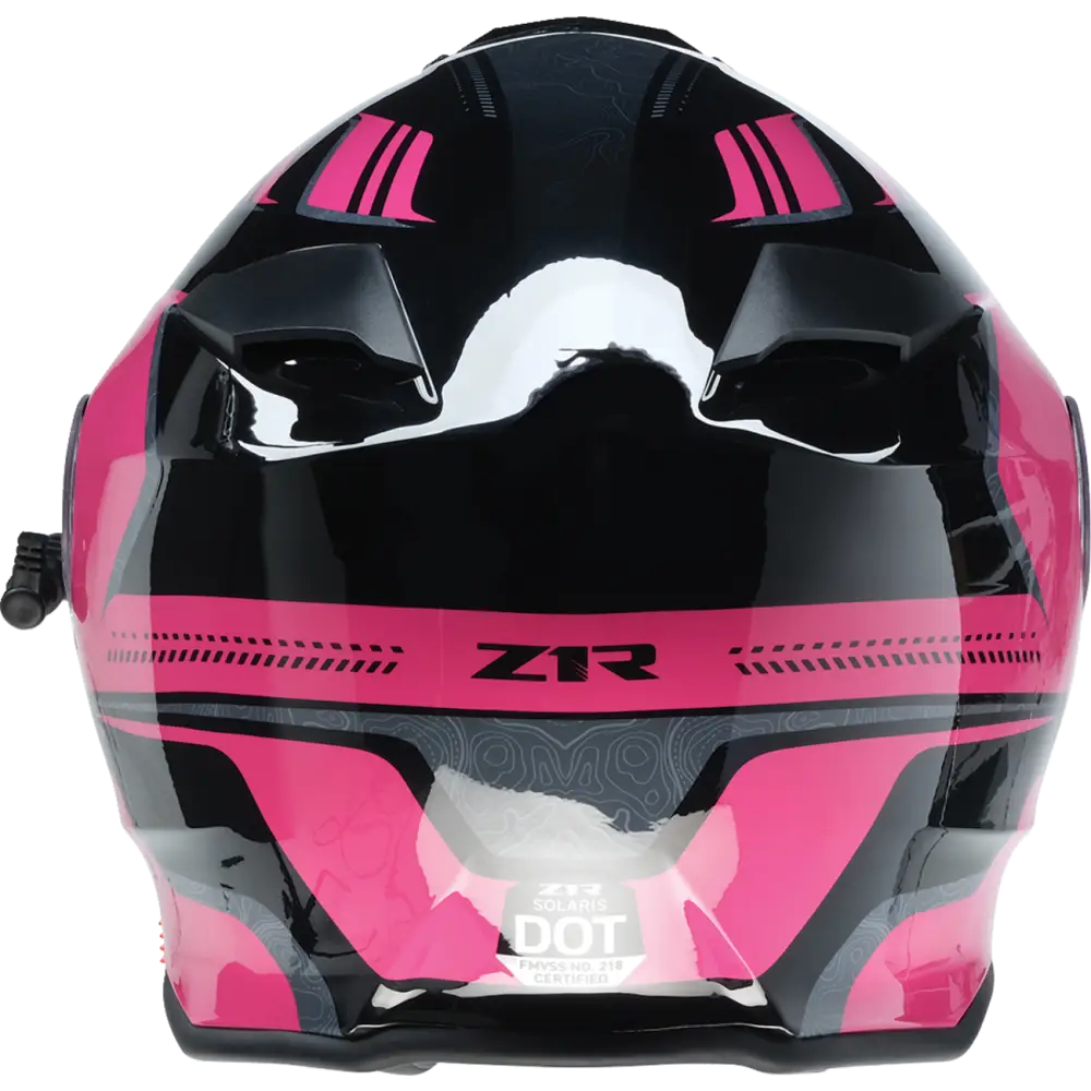 Z1R Solaris Helmet - First Tracks - Electric - Dual Pane - Black/Pink - XS 0120-0843