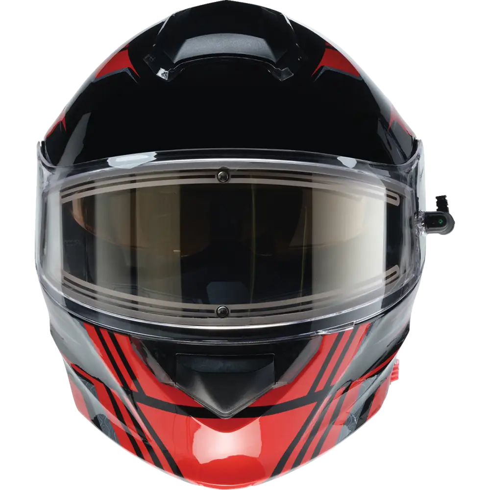 Z1R Solaris Helmet - First Tracks - Electric - Dual Pane - Black/Red - Small 0120-0826