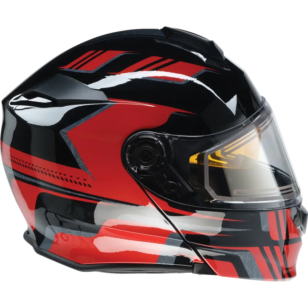 Z1R Solaris Helmet - First Tracks - Electric - Dual Pane - Black/Red - XS 0120-0825