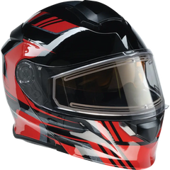 Z1R Solaris Helmet - First Tracks - Electric - Dual Pane - Black/Red - XS 0120-0825