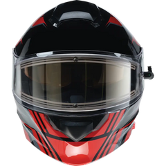 Z1R Solaris Helmet - First Tracks - Electric - Dual Pane - Black/Red - XS 0120-0825