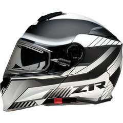 Z1R Solaris Helmet - Scythe - Electric - Dual Pane - White/Black - XL 0120-0665