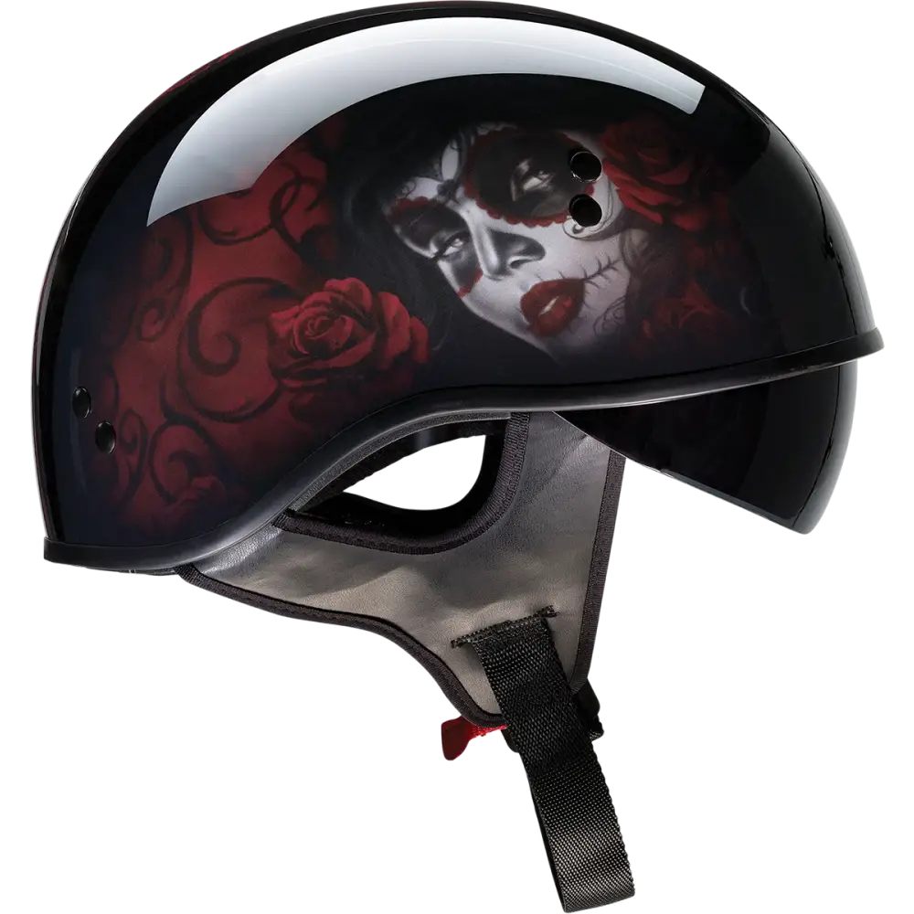 Z1R Vagrant Helmet - Red Catrina - Black/Red - XL 0103-1317