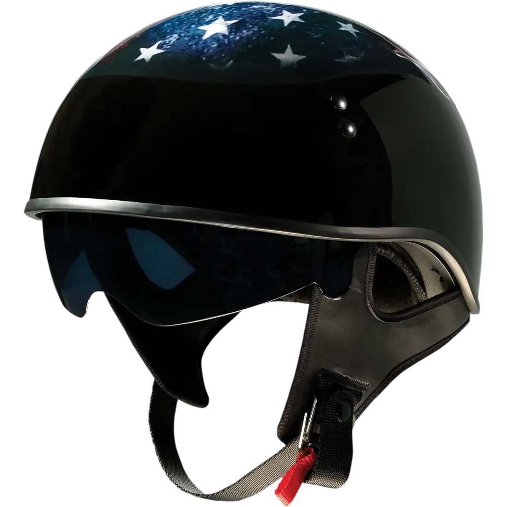 Z1R Vagrant Helmet - USA Skull - Black - XL 0103-1311