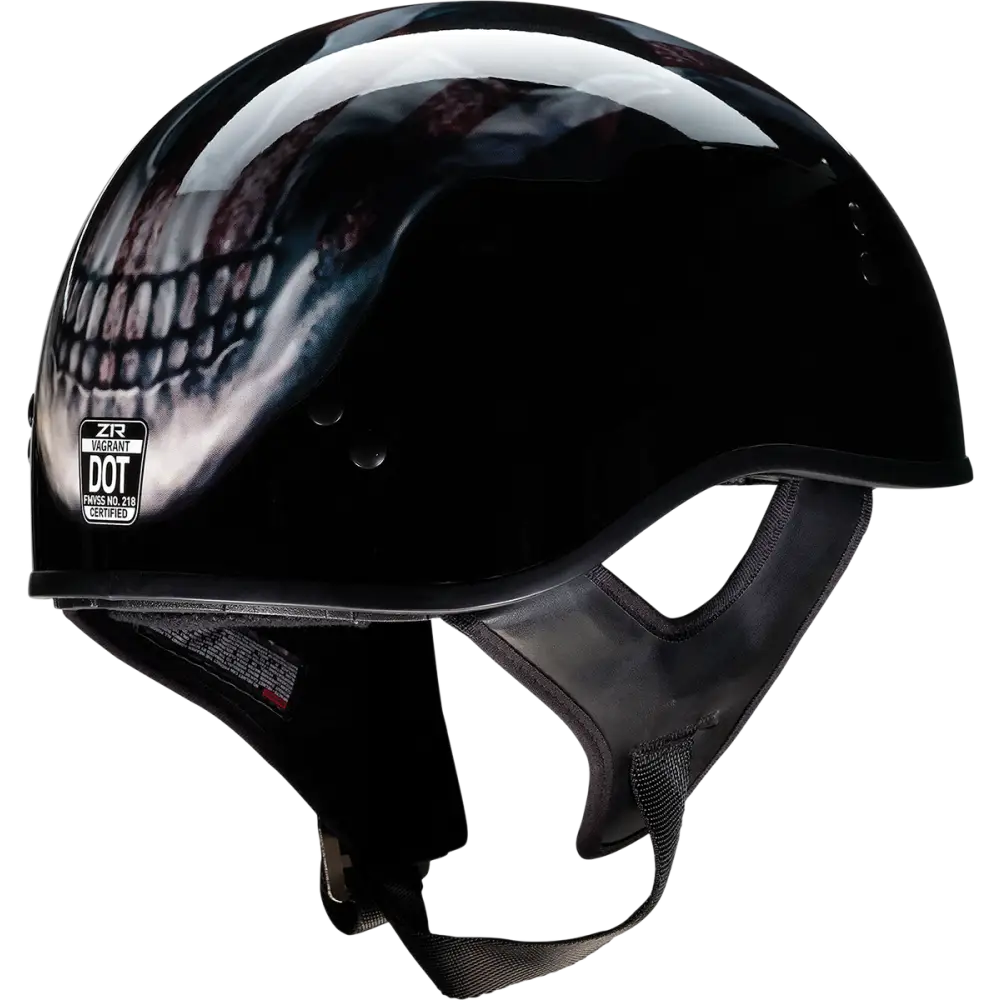 Z1R Vagrant Helmet - USA Skull - Black - XL 0103-1311