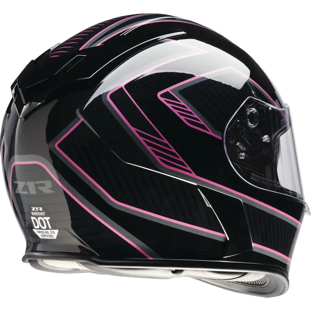 Z1R Warrant Helmet - Amplify - Black/Pink - Small 0101-17905