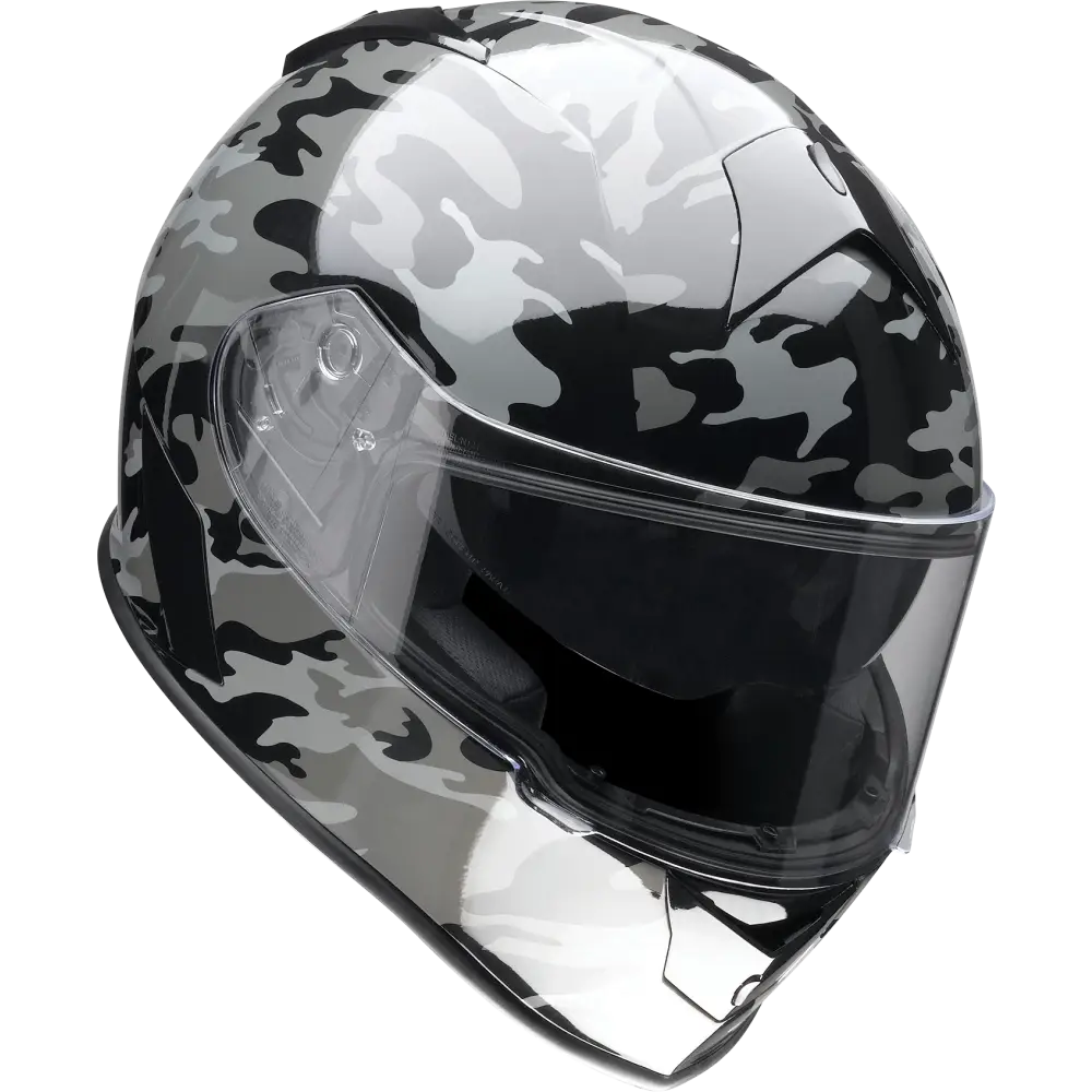 Z1R Warrant Helmet - Camo - Black/Gray - Small 0101-14366