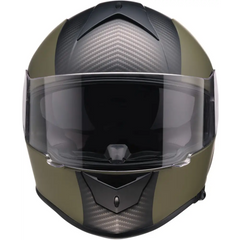 Z1R Warrant Helmet - Carbon - Green - Medium 0101-17434