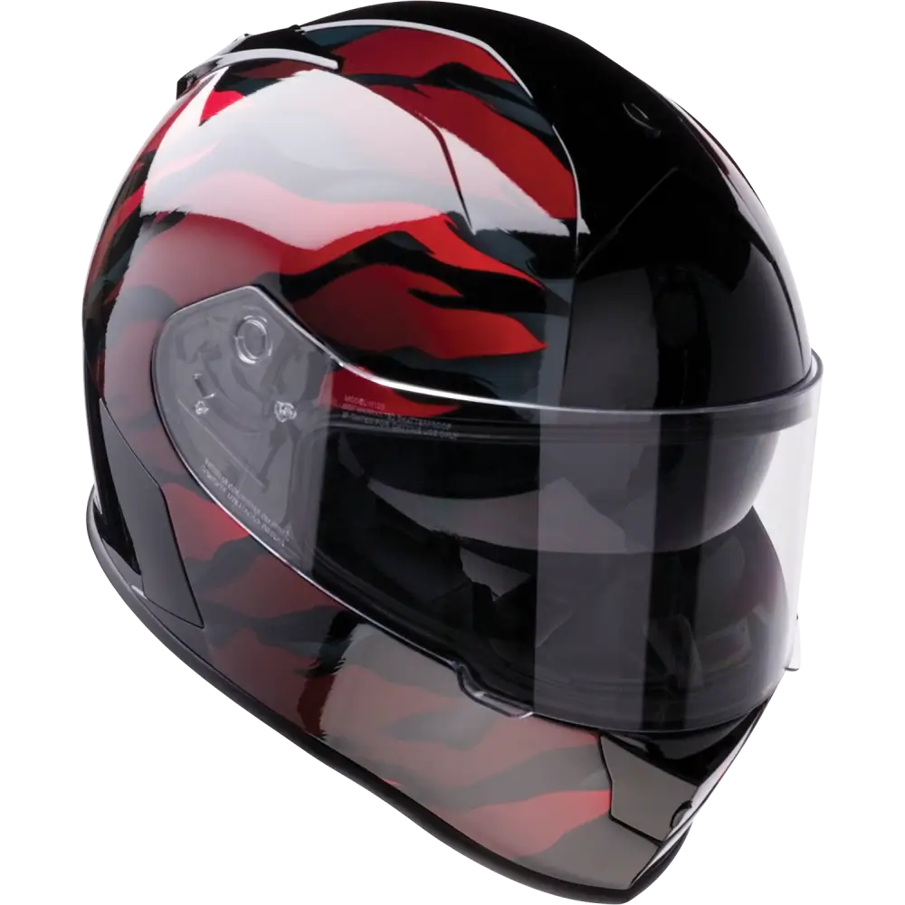 Z1R Warrant Helmet - Panthera - Black/Red - XS 010115205