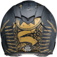 Z1R Warrant Helmet - Sombrero - Black/Gold - Medium 0101-14172