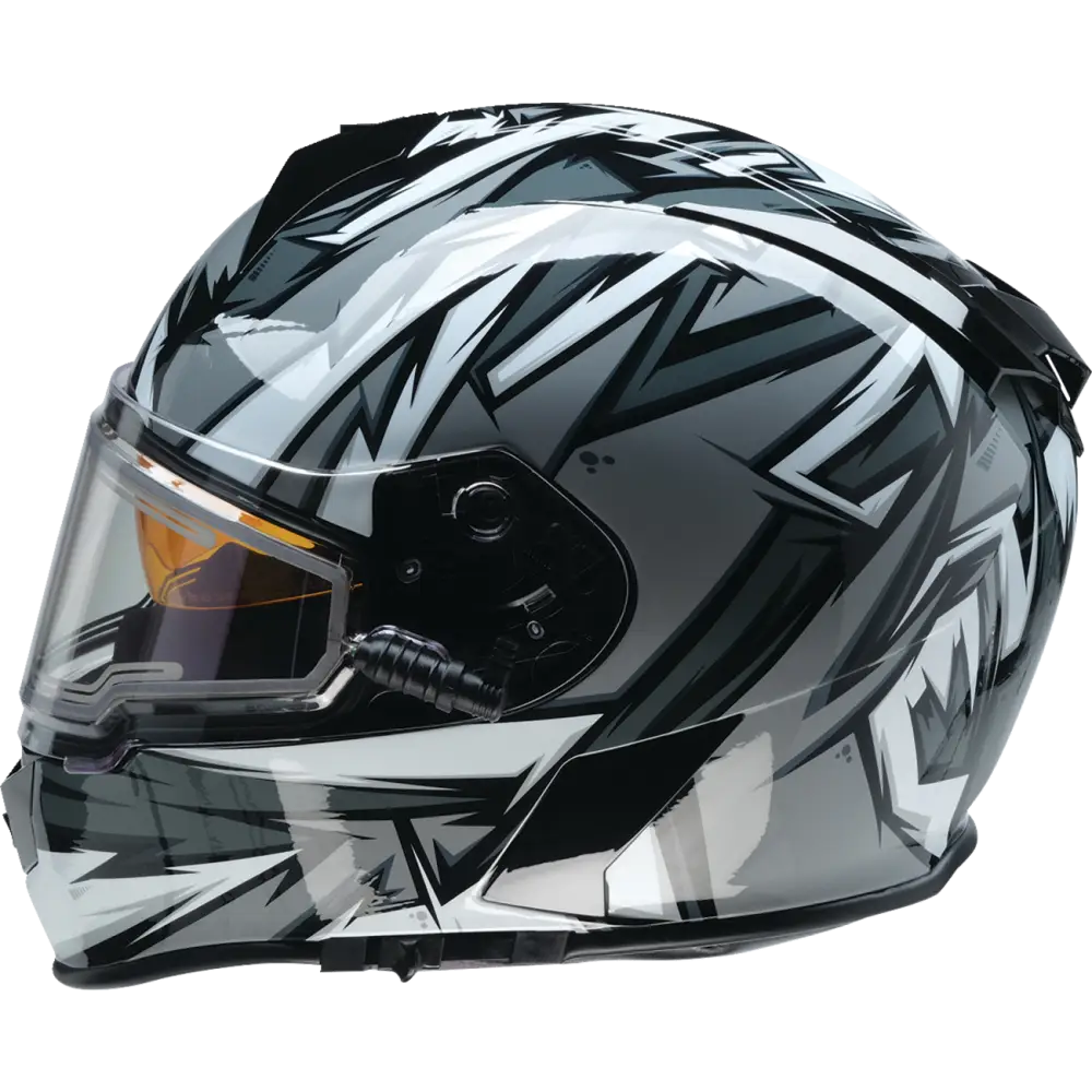 Z1R Warrant Snow Helmet - Neuron - Gray/White - Large 0101-17206