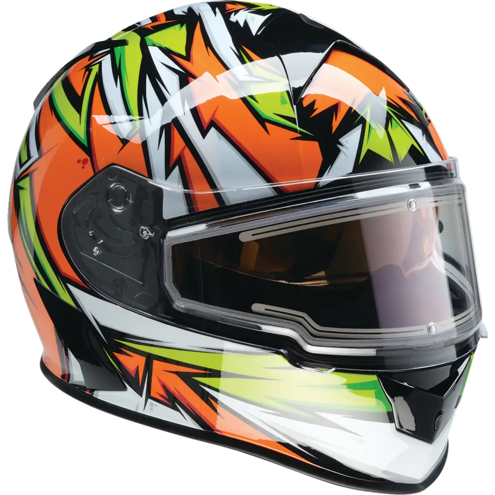 Z1R Warrant Snow Helmet - Neuron - Orange/Green - Small 0101-17224