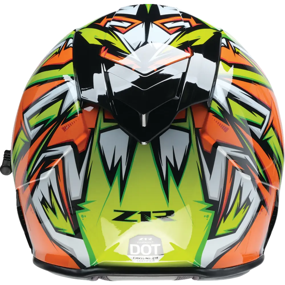 Z1R Warrant Snow Helmet - Neuron - Orange/Green - XL 0101-17227