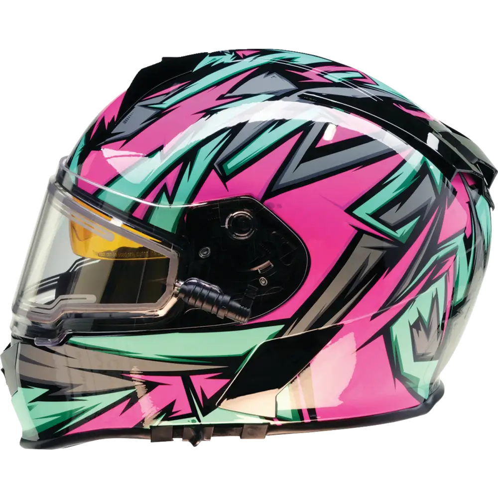 Z1R Warrant Snow Helmet - Neuron - Pink/Teal - Medium 0101-17211