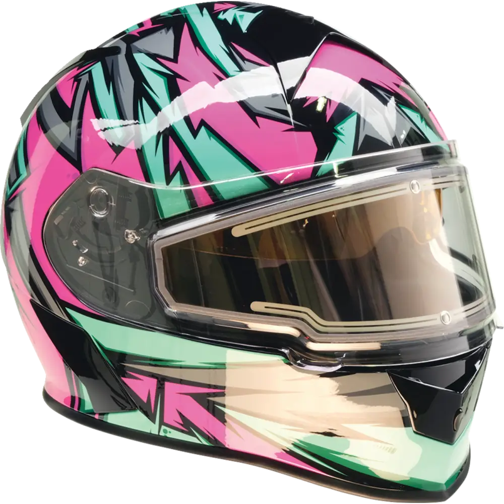Z1R Warrant Snow Helmet - Neuron - Pink/Teal - XS 0101-17209