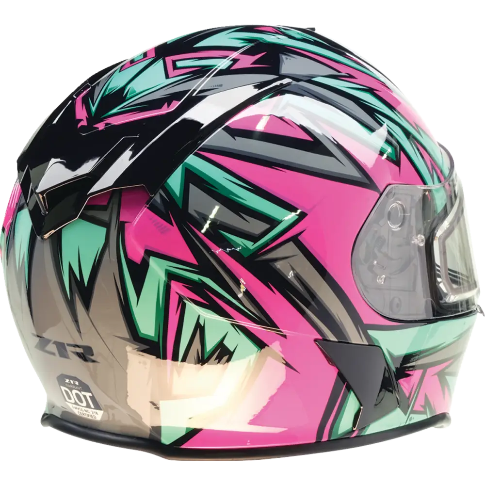 Z1R Warrant Snow Helmet - Neuron - Pink/Teal - XS 0101-17209
