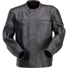Z1R Widower Leather Jacket - Black - Large 2810-3971