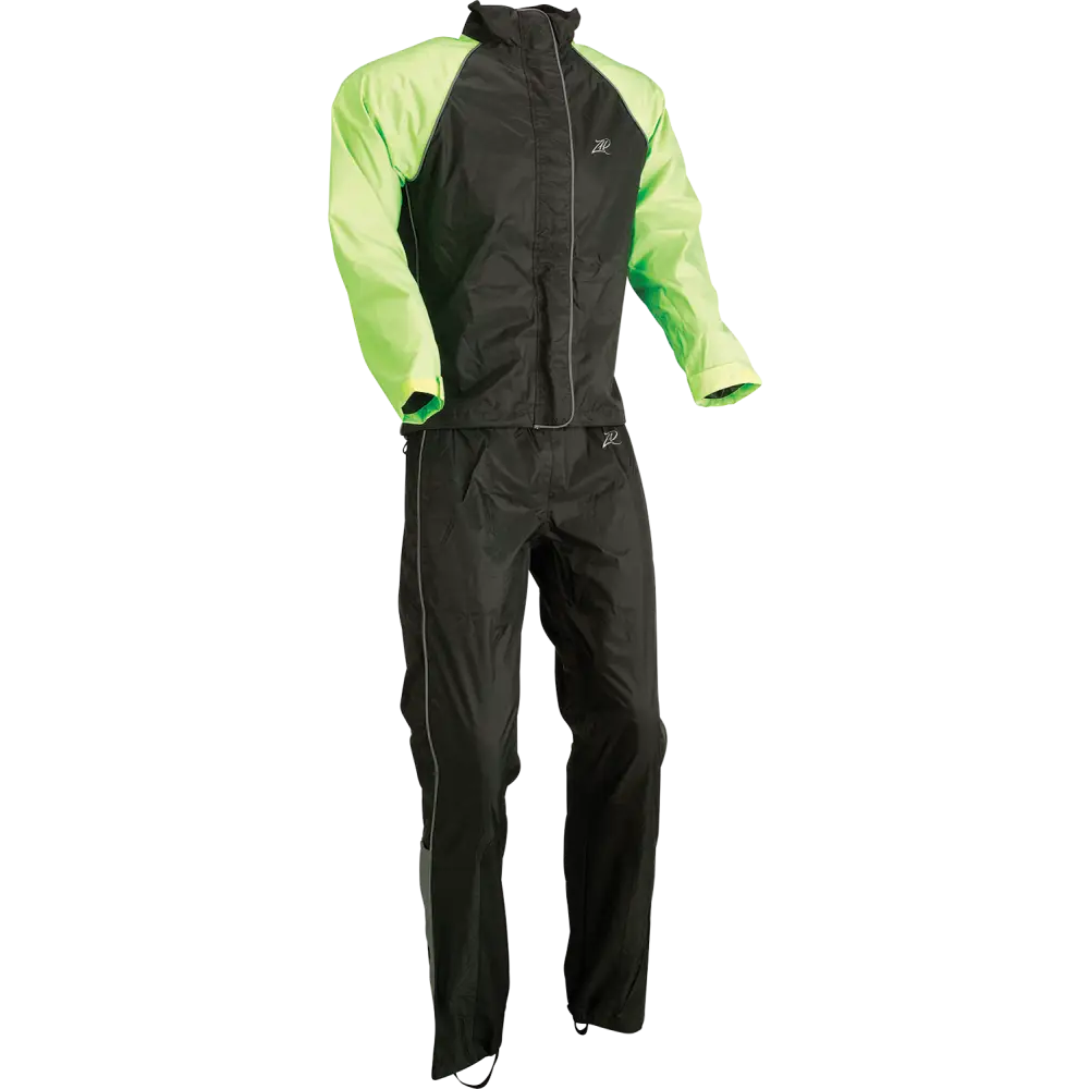 Z1R Women's 2-Piece Rainsuit - Black/Hi-Vis - Small 2853-0040