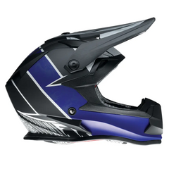 Z1R Youth F.I. Helmet - Fractal - MIPS? - Matte Black/Blue - Medium 0111-1512