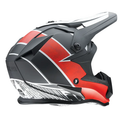 Z1R Youth F.I. Helmet - Fractal - MIPS? - Matte Black/Red - Large 0111-1519