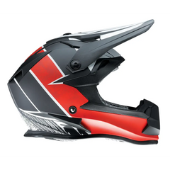 Z1R Youth F.I. Helmet - Fractal - MIPS? - Matte Black/Red - Medium 0111-1518