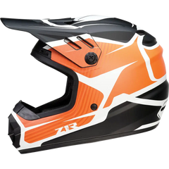 Z1R Youth Rise Helmet - Flame - Orange - Large 0111-1444