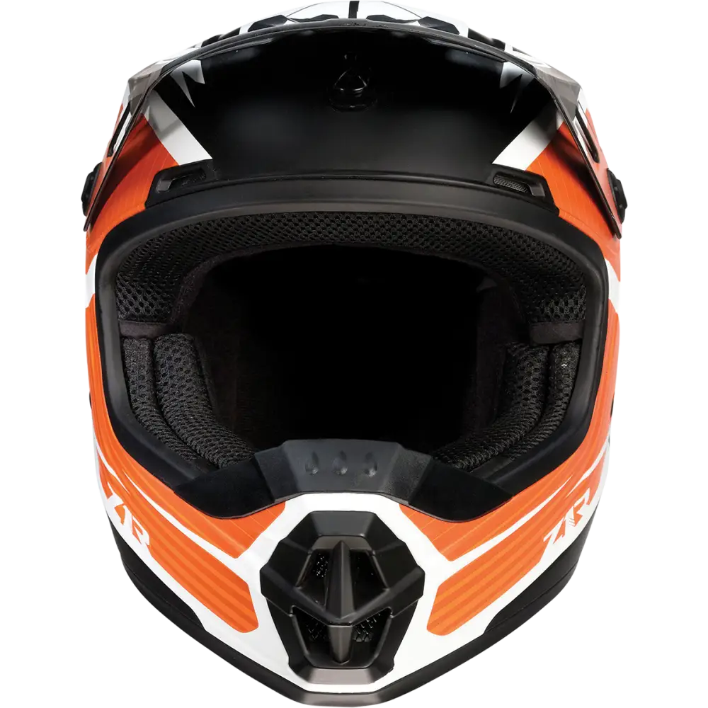 Z1R Youth Rise Helmet - Flame - Orange - Medium 0111-1443